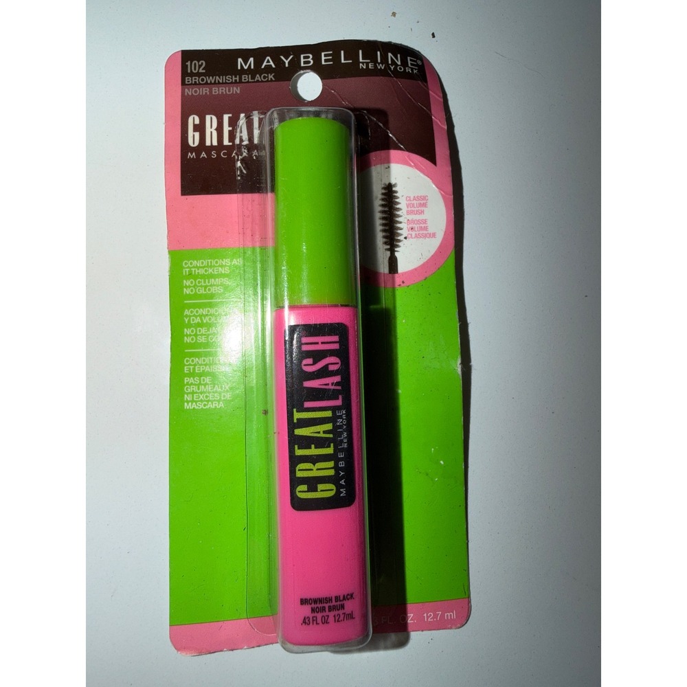 Maybelline Great Lash Washable Mascara 102 Brownish Black 0.43 fl oz